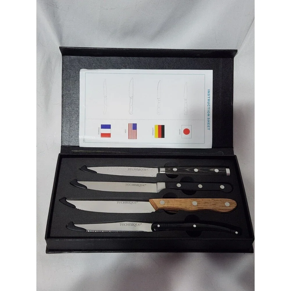 Technique Knife Set 4 Different Knife Styles From Around The World